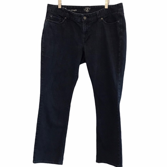 LOFT Denim - Ann Taylor Loft women’s curvy straight jeans 14
